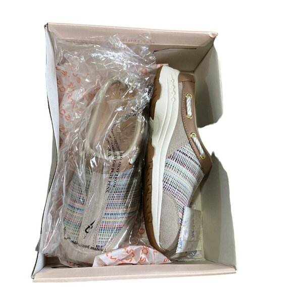 Easy Spirit Traveltime Clogs For Women - Multi-Color Breathable Mesh Slip-On Com - Picture 6 of 8